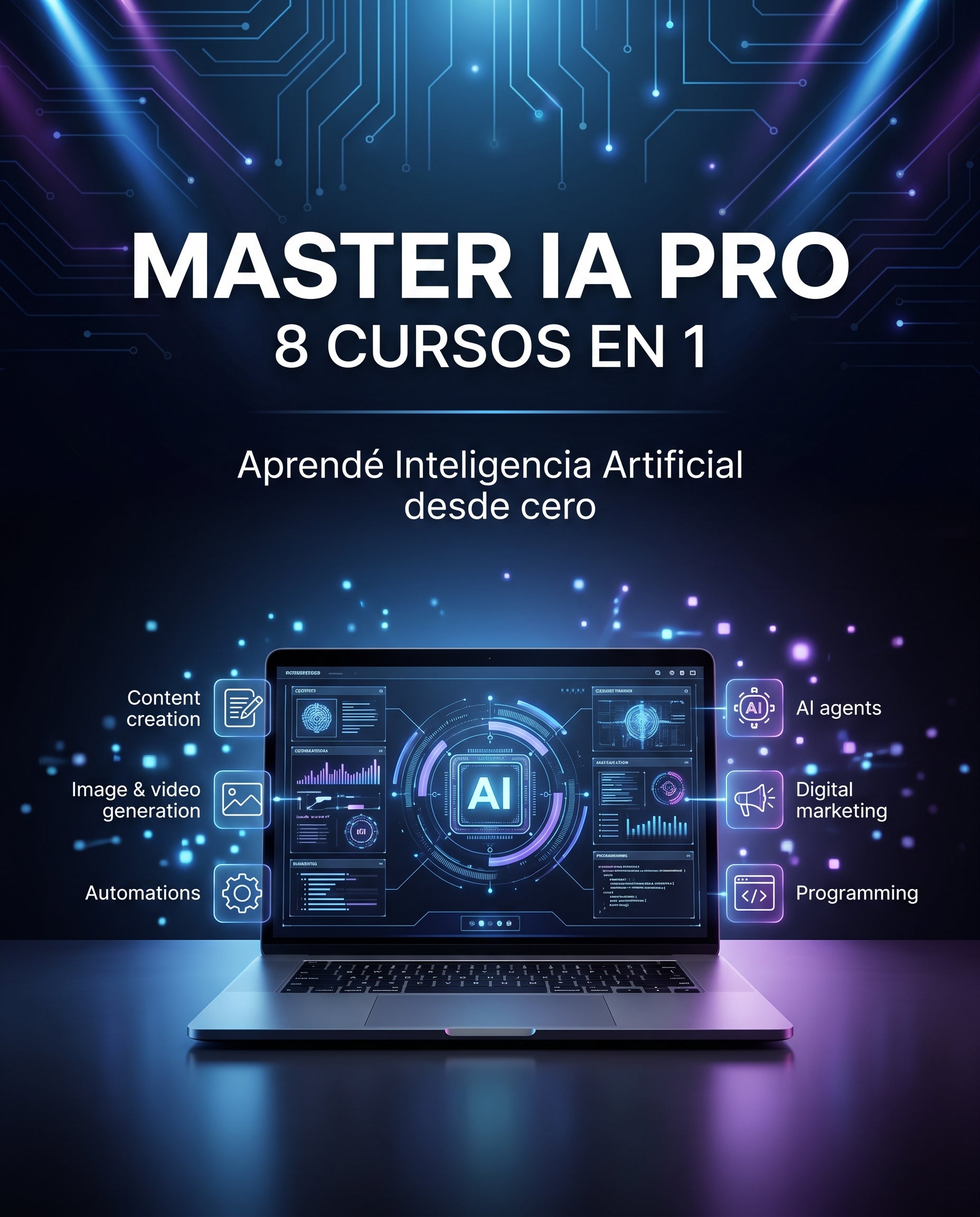 MASTER IA PRO — Dominá la Inteligencia Artificial y Automatizá tu Trabajo y Negocio