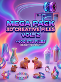 Creative Pack Vol. 2: Capybaras, Decor & +400 STLs